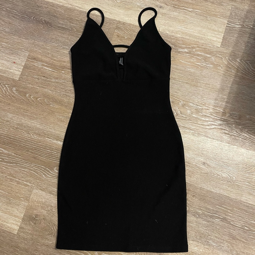 NWOT black bodycon dress